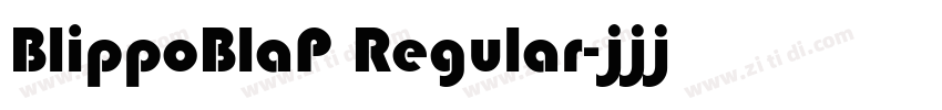 BlippoBlaP Regular字体转换